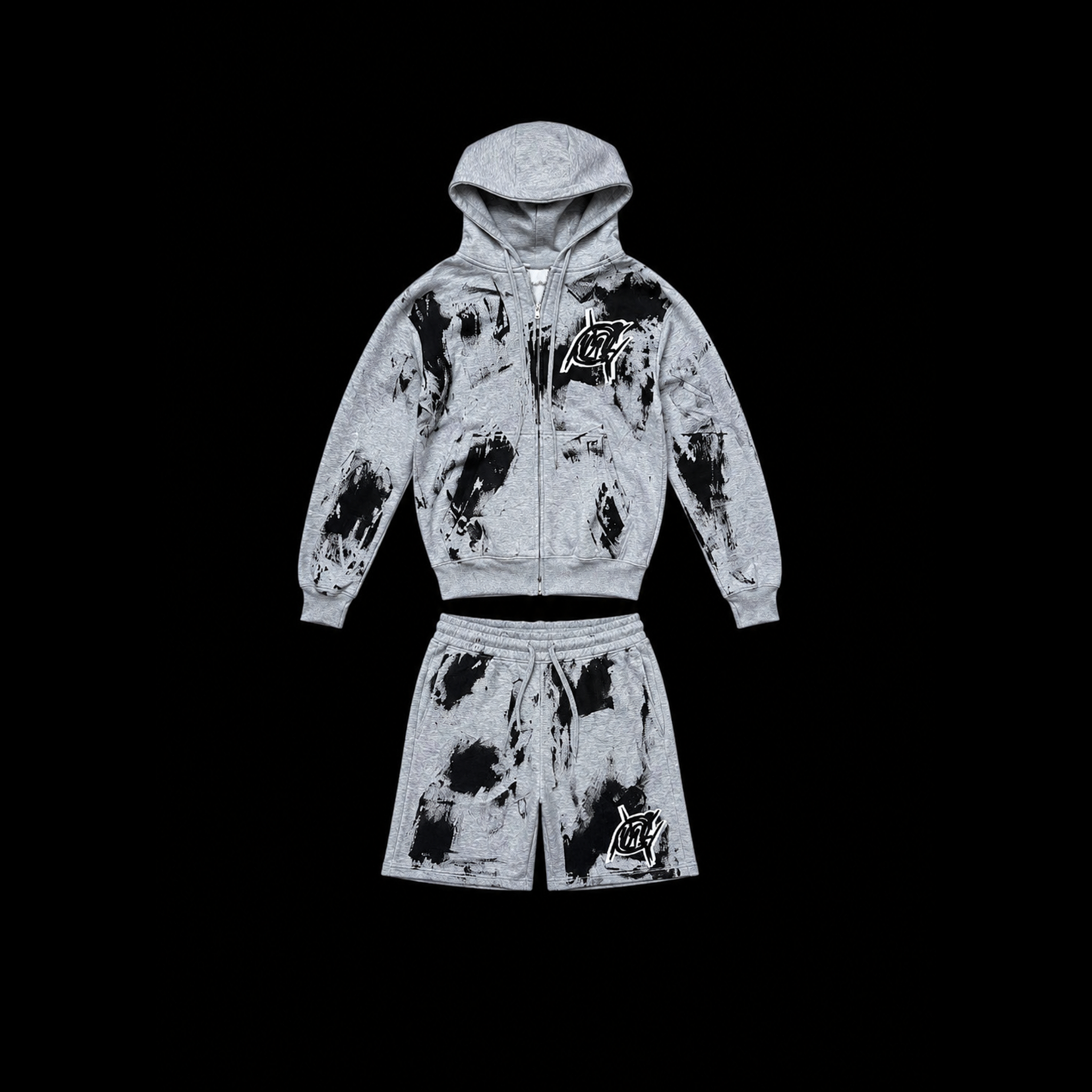 Grey abstract set